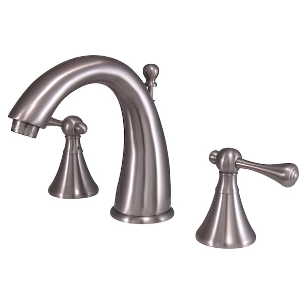 8" Widespread Bathroom Faucet, Brushed Nickel